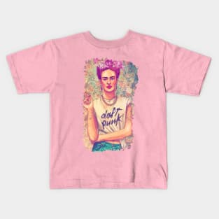 frida kahlo chill Kids T-Shirt